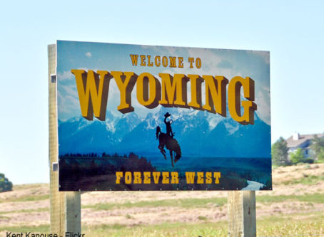 Ryoming Forever West sign by Ken Kanouse