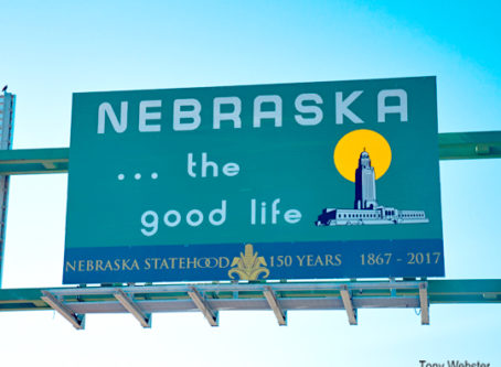 Nebraska Welcome Sign - Tony Webster