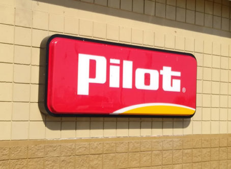 Pilot Co. travel center sign
