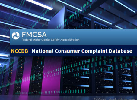 FMCSA National Consumer Complaint Database graphic. Photo by Shuo