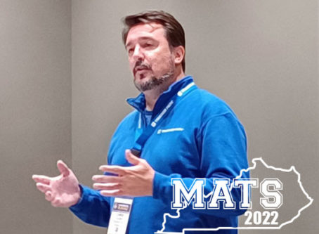 Chris Oliver of Trucker Path announces dispatcher service at MATS 2022