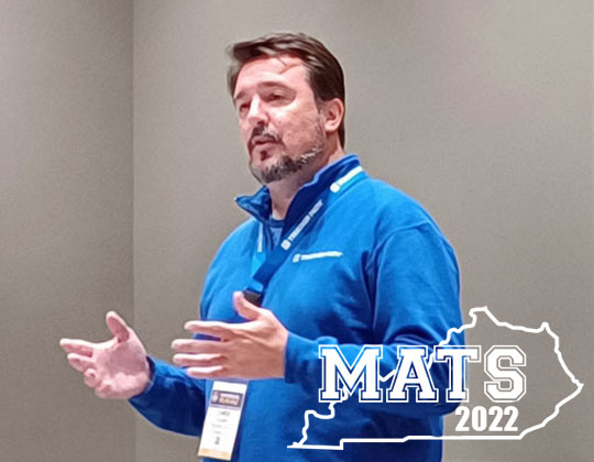 Chris Oliver of Trucker Path announces dispatcher service at MATS 2022