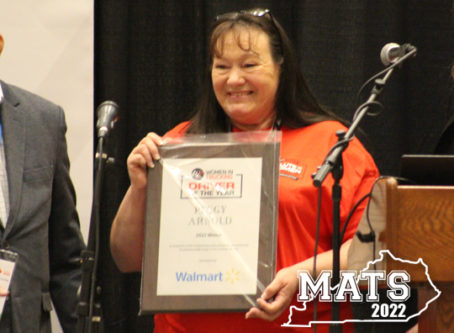 Women in Trucking driver of the year Peggy Arnold