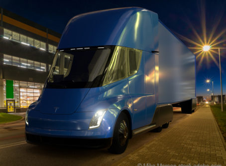 Tesla Semi Truck, comes with Autopilot