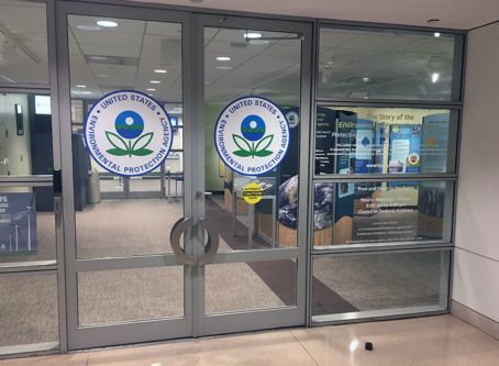 EPA logos on doors