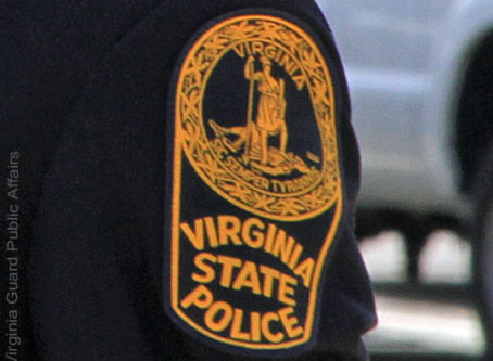 Virginia State ploice arm patch