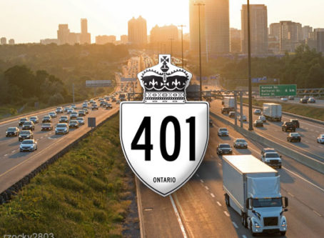 Ontario Highway 401 near Toronto
