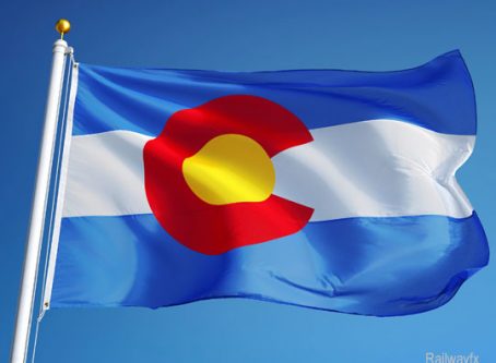 Colorado flag. Image by railwayfx