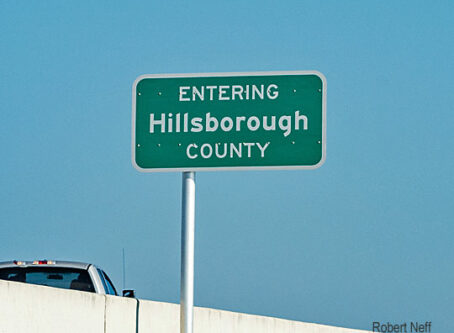 Hillsborough County, Florida sign. Photo by Robert Neff