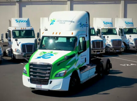 Sysco to acquire hundreds of Freightliner electric trucks