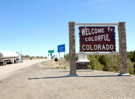 Welcome to Colorado sign. Photo by Aneese Totah