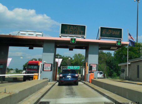 Entering the Indiana Toll Road near Fremont, Indiana. Photo by Jimmy Emerson, DVM