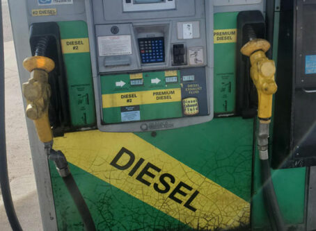 Diesel pump. Photo by Marty Ellis, OOIDA