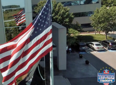 Truckers for Troops commemorates Flag Day