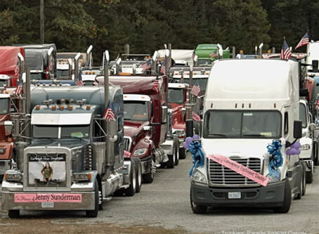 Truckers Parade Against Cancer