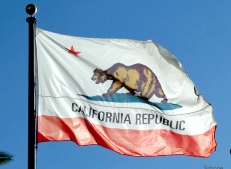 California flag. Photo by Simone