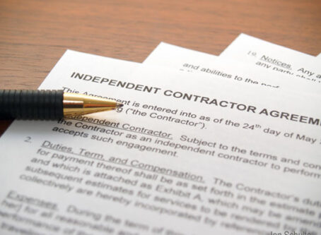 Independent contractor agreement. Graphic by Jon Schulte