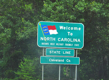 Welcome to North Carolina, I-85 Northbound Photo by Ken Lund