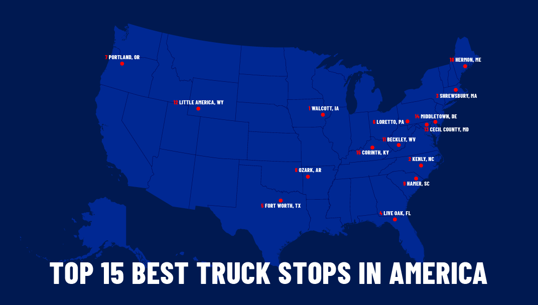 Hale Trailer best truck stops map
