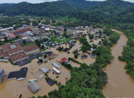Flooding in Kentucky pushes governor to emergency declaration. Image courtesy Kentucky Transportation Cabinet