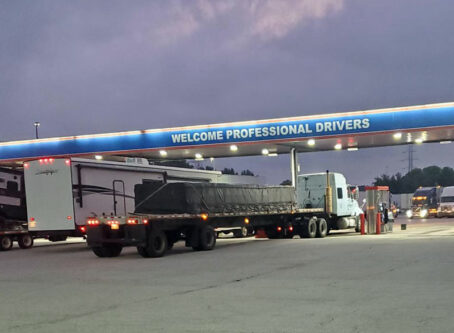 Lake Station, Ind., truck stop. Photo by Marty Ellis, OOIDA