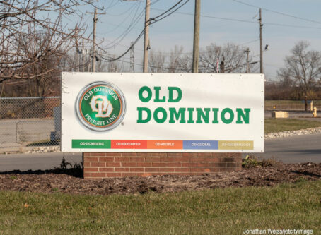 Old Dominion Freight Line sign. Photo by Jonathan Weiss/jetcityimage