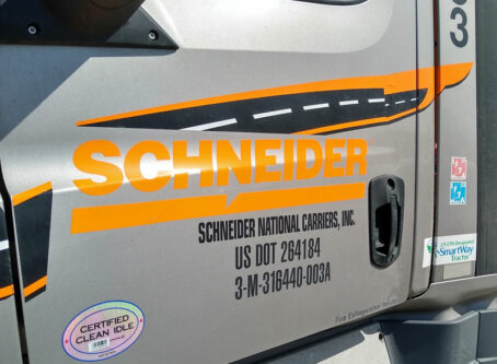 Schneider National cab door