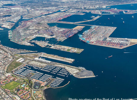San Pedro Bay ports, Photo courtesy Port of Los Angeles