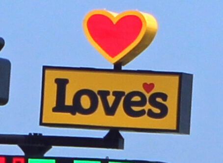 Love’s Travel Stops sign