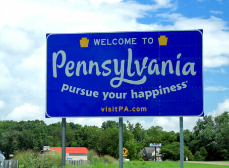 Welcome to Pennsylvania Sign Photo by formulanone