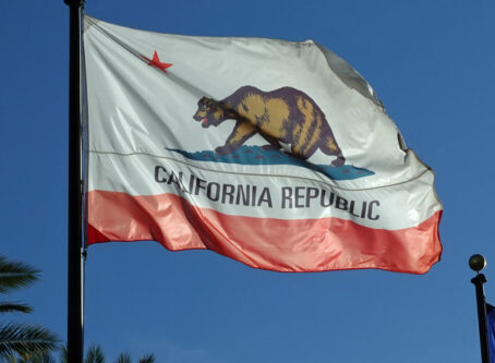 California flag. Photo by Simone.