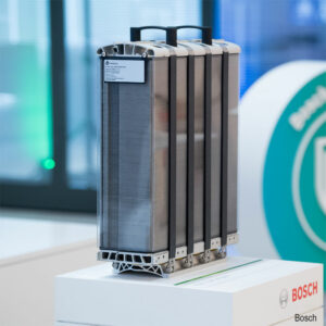 Bosch fuel cell stack. Photo courtesy Bosch.