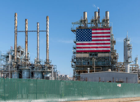 Street view of Marathon Petroleum in Long Beach, California Image by Wirestock