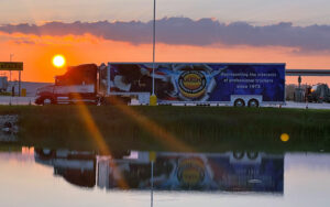 Sunrise and the Spirit of the American Trucker trailer