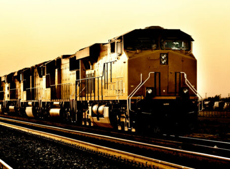 Rail strike averted. Freight train travelling through Arizona photo by BCFC