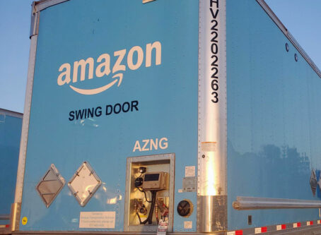 Amazon trailer, photo by Marty Ellis