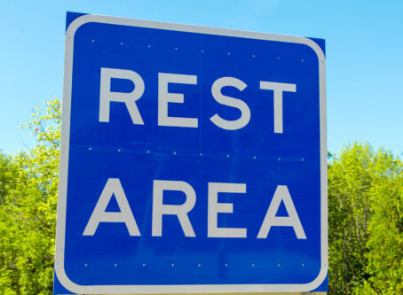 Rest Area interstate sign photo by George Sheldon