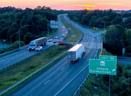 Interstate 270 in Urbana, Frederick County, Maryland. Image by Matthew J. Van Dyke, MJ Kerr