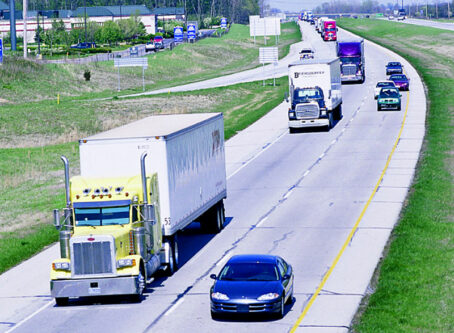 Truck on highway, Photo by Marty Ellis, OOIDA