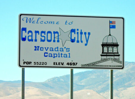 Welcome to Carson City, Nevada. Photo by Jimmy Emerson, DVM
