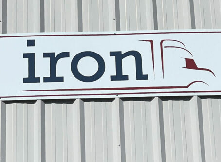 Iron Maintenance sign at Sparks, Neb. Photo by Marty Ellis, OOIDA