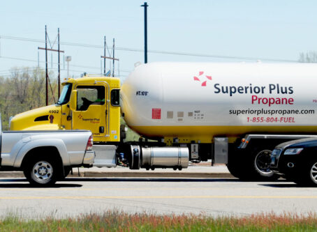 propane tan truck. OOIDA says its request for hours of service leniency indicates a bigger problem.