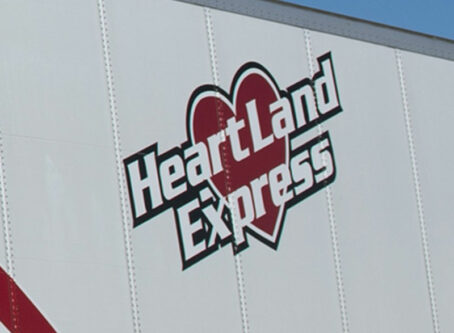 Heartland Express on trailer. Photo by Truck PR/Kenworth Trucks