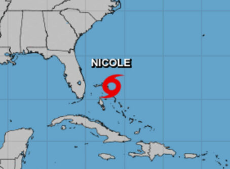 Tropical Storm Nicole headed toward Florida - National Hurricane Center