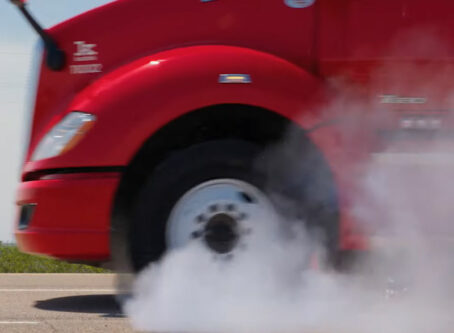 Autonomous truck firm releases video of tire blowout tests