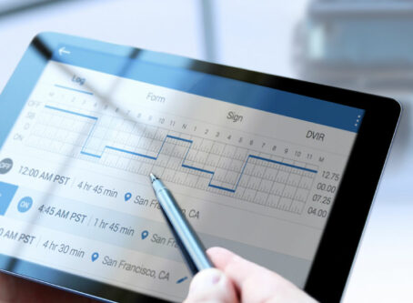 Electronic logbook on a tablet, Image by Saklakova
