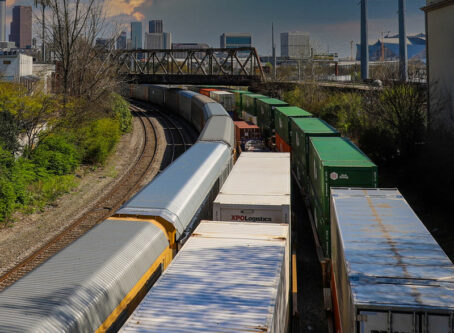 Railroad freight. Photo by Marcus Jones