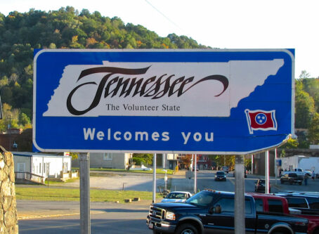 Tennessee welcome sign Brian Stansberry Image by