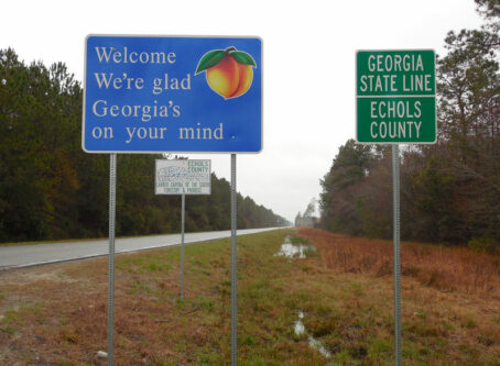 Georgia welcome sign. Image by Jimmy Emerson DVM