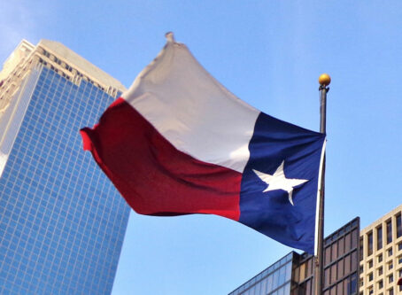 Texas flag. Photo by Nate Hovee